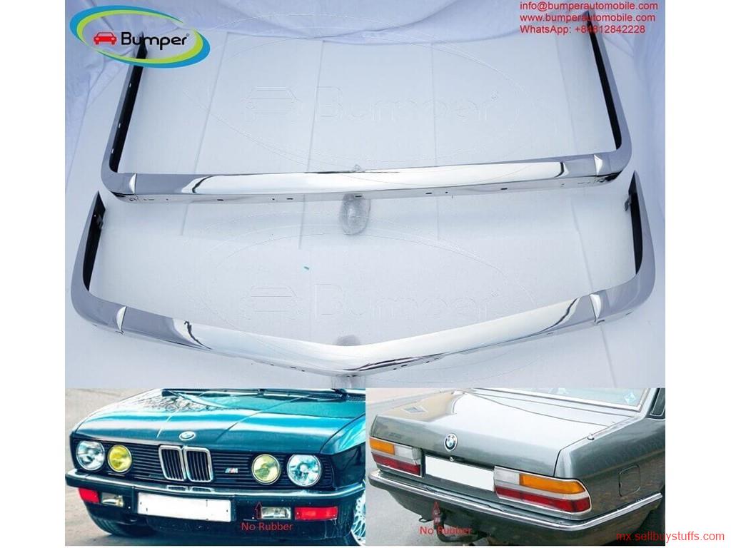 second hand/new: BMW E28 bumper (1981 - 1988) by stainless steel 