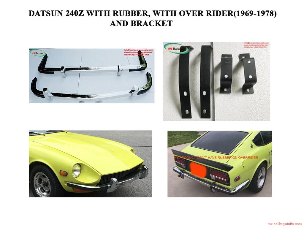 second hand/new: Datsun 240Z bumpers with overrides and bracket (1969-1978) 