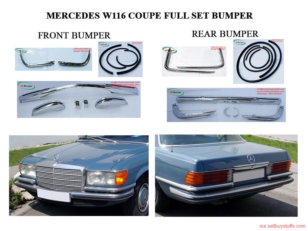 second hand/new: Mercedes W116 coupe bumper EU style (1972-1980)