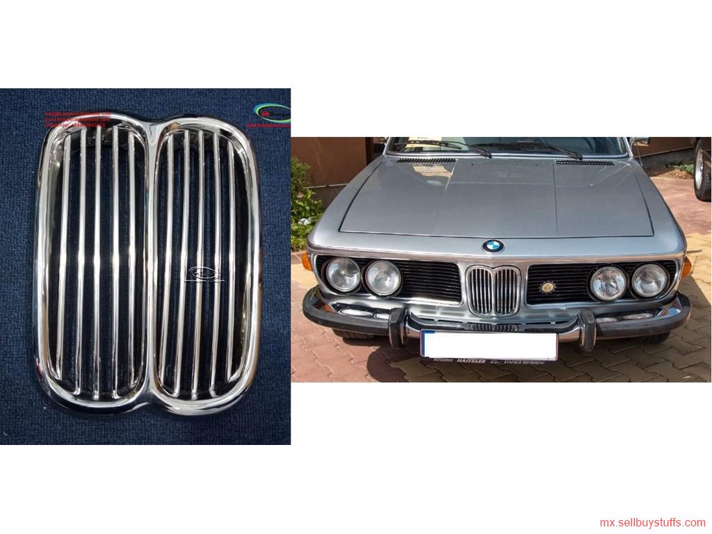 second hand/new: BMW 2800 CS / BMW E9 / BMW 3.0 CSL stainless steel center Grill New 