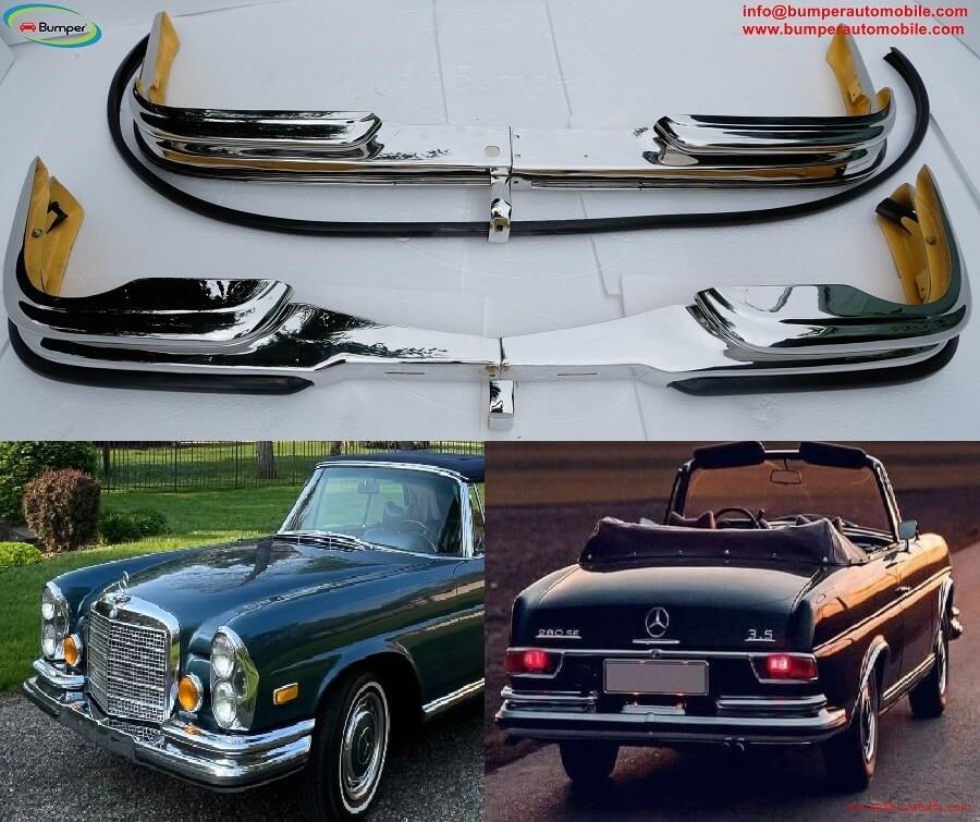 second hand/new: Mercedes W111 W112  models 280SE 3,5L V8 Coupe Cabriolet bumpers 1969-1971
